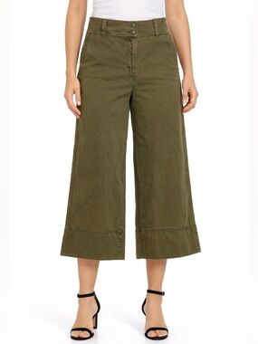 Cinq A Sept Women's  Wide-leg Cropped Trousers Size 8